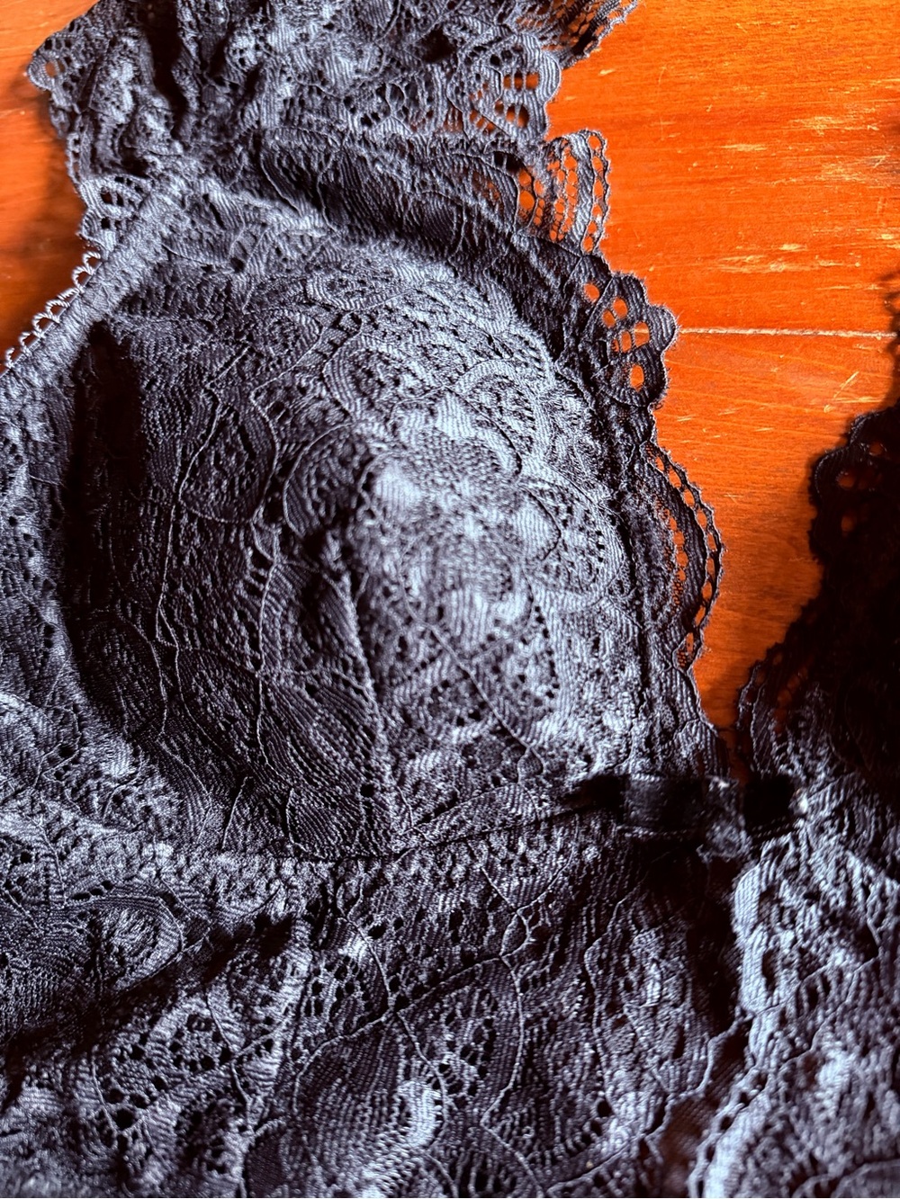 Lace Bralette - Black Women’s Small